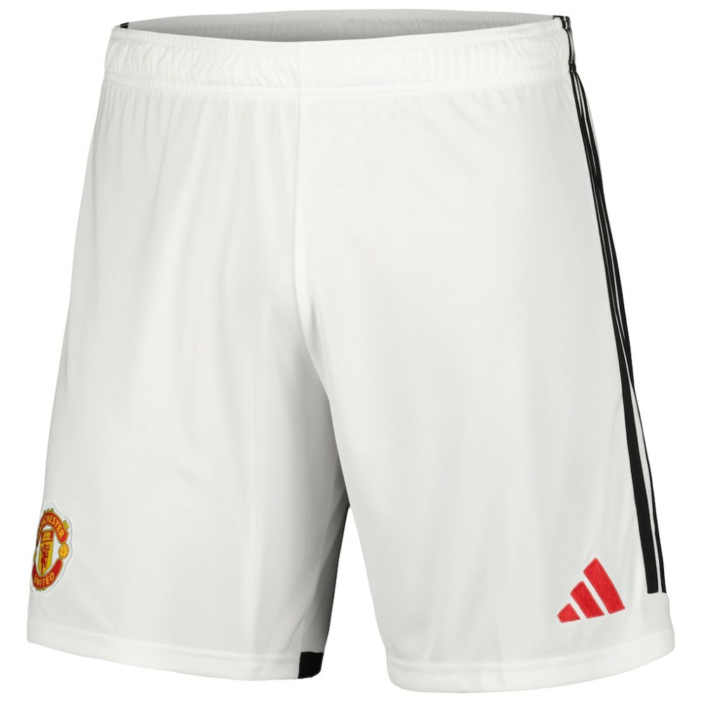 Adidas - Manchester United 2023/24 Home Replica Shorts - White