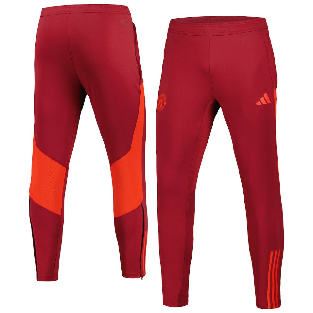 Adidas - Manchester United 2023/24 AEROREADY Training Pants - Red