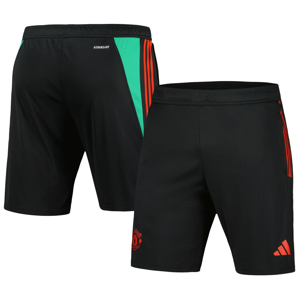 Adidas - Manchester United 2023/24 Training AEROREADY Shorts - Black