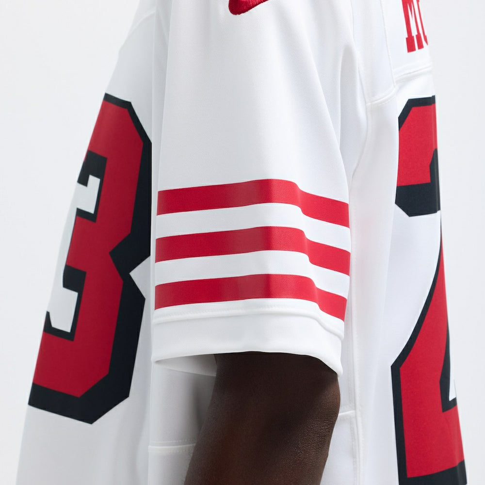 Christian McCaffrey San Francisco 49ers Vapor F.U.S.E. Limited 2nd Alternate Jersey - White - Nike