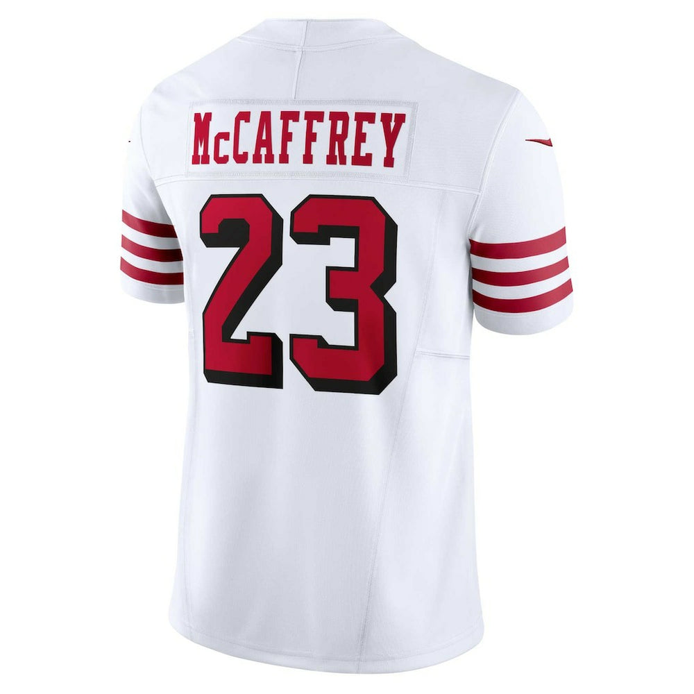 Christian McCaffrey San Francisco 49ers Vapor F.U.S.E. Limited 2nd Alternate Jersey - White - Nike