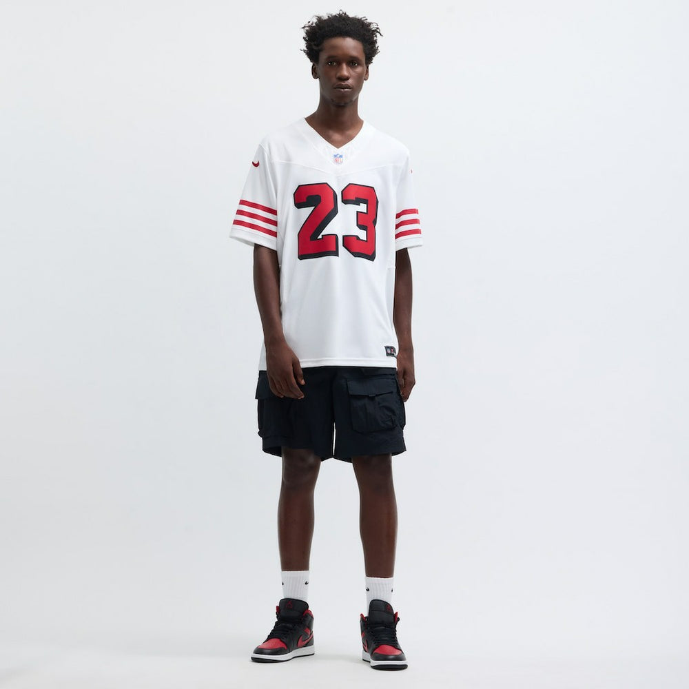 Christian McCaffrey San Francisco 49ers Vapor F.U.S.E. Limited 2nd Alternate Jersey - White - Nike