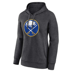 Buffalo Sabres Women's Primary Logo Pullover Hoodie - Charcoal | NHL sale