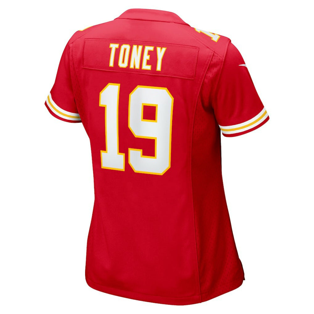 Kadarius Toney Kansas City Chiefs Women's Game Player Jersey - Red - Nike