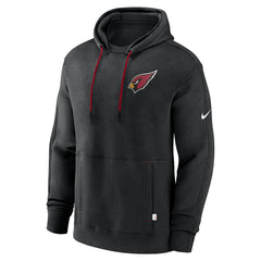 Arizona Cardinals Layered Logo Statement Pullover Hoodie - Black - Nike