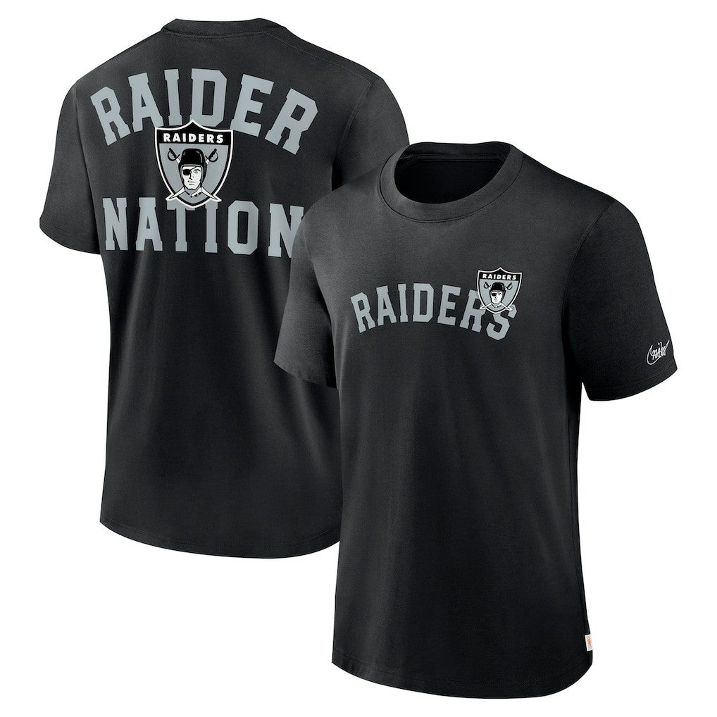 Las Vegas Raiders Rewind Slogan T-Shirt - Black - Nike
