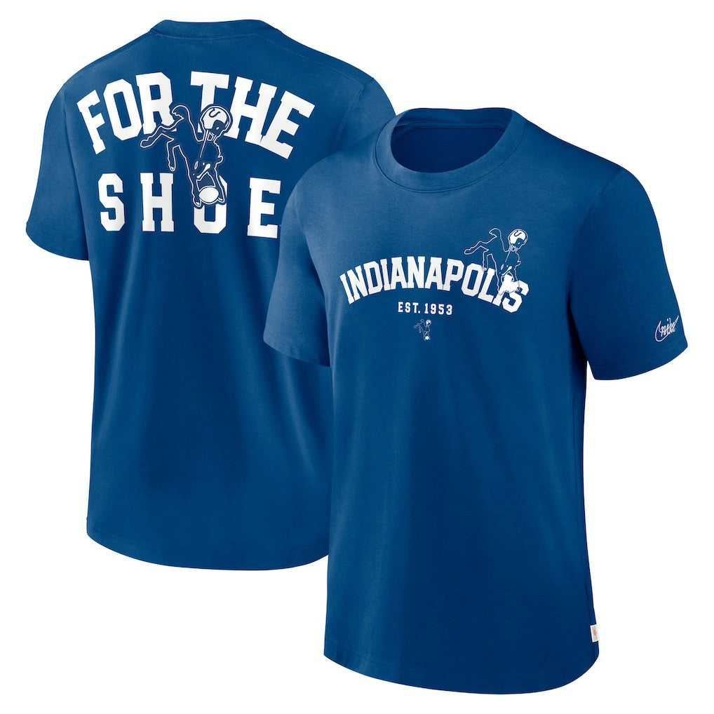 Indianapolis Colts Rewind Slogan T-Shirt - Royal - Nike