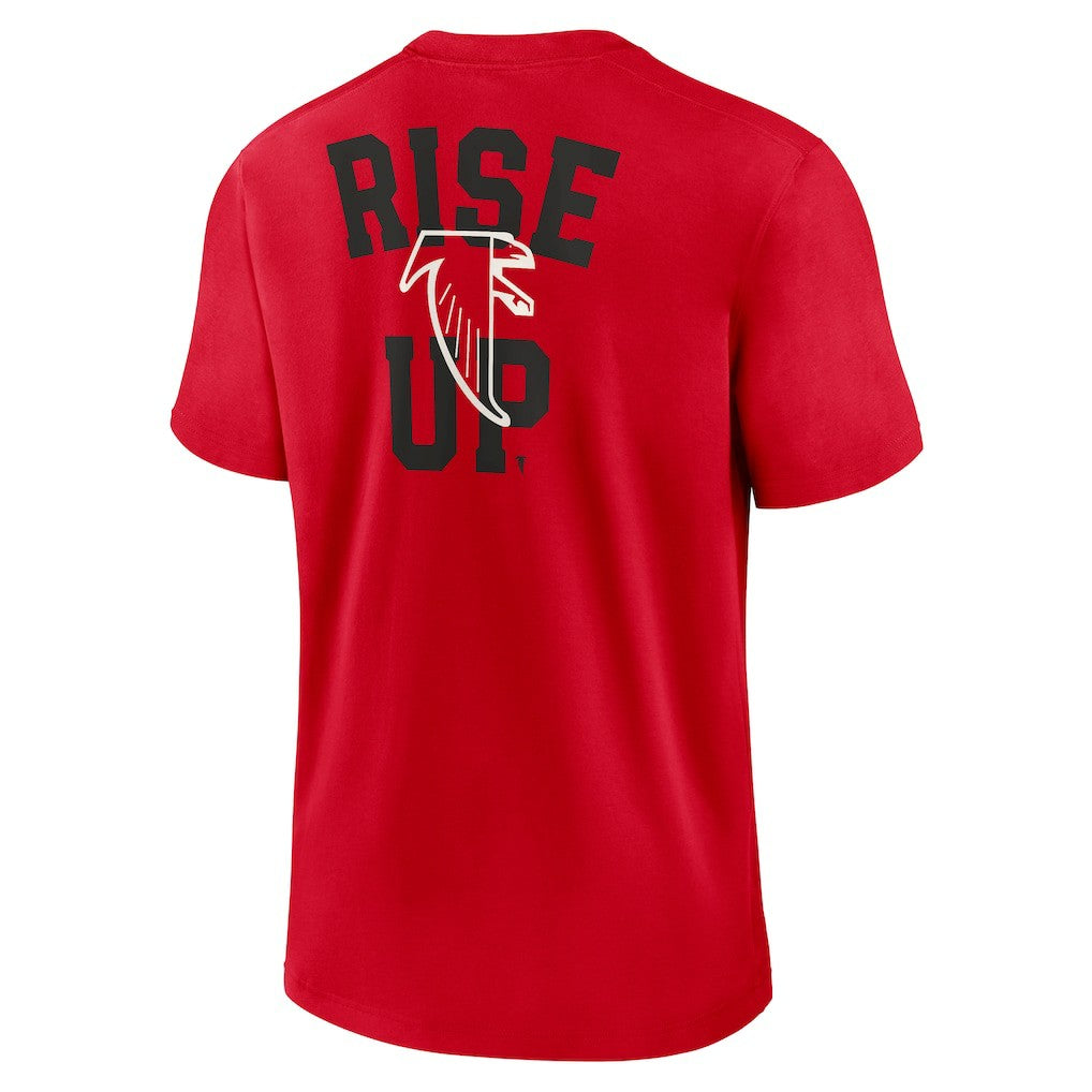 Atlanta Falcons Rewind Slogan T-Shirt - Red - Nike