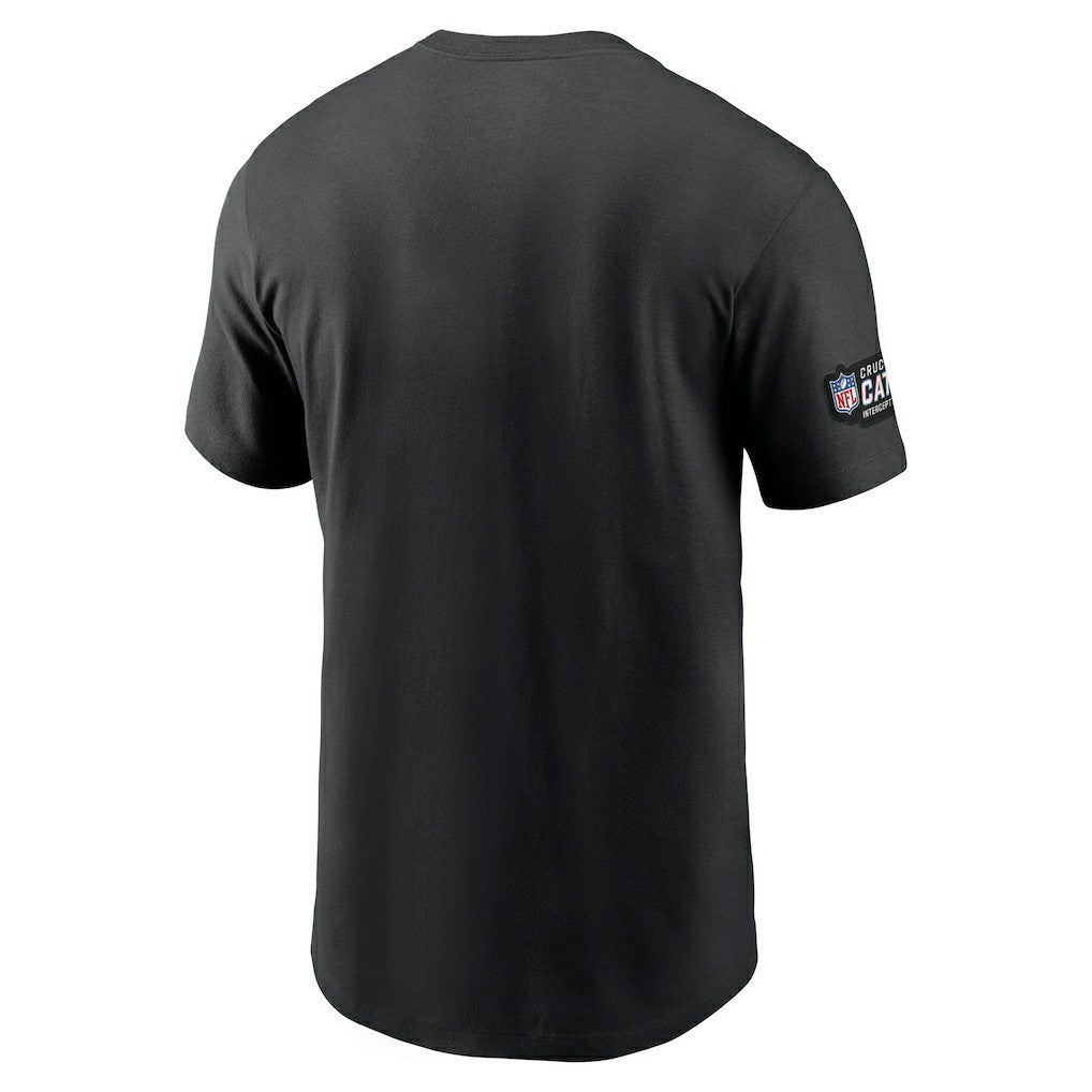 Arizona Cardinals Crucial Catch Sideline Tri-Blend T-Shirt - Black - Nike
