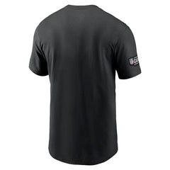 Arizona Cardinals Crucial Catch Sideline Tri-Blend T-Shirt - Black - Nike