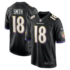 Roquan Smith Baltimore Ravens Alternate Game Jersey - Black - Nike
