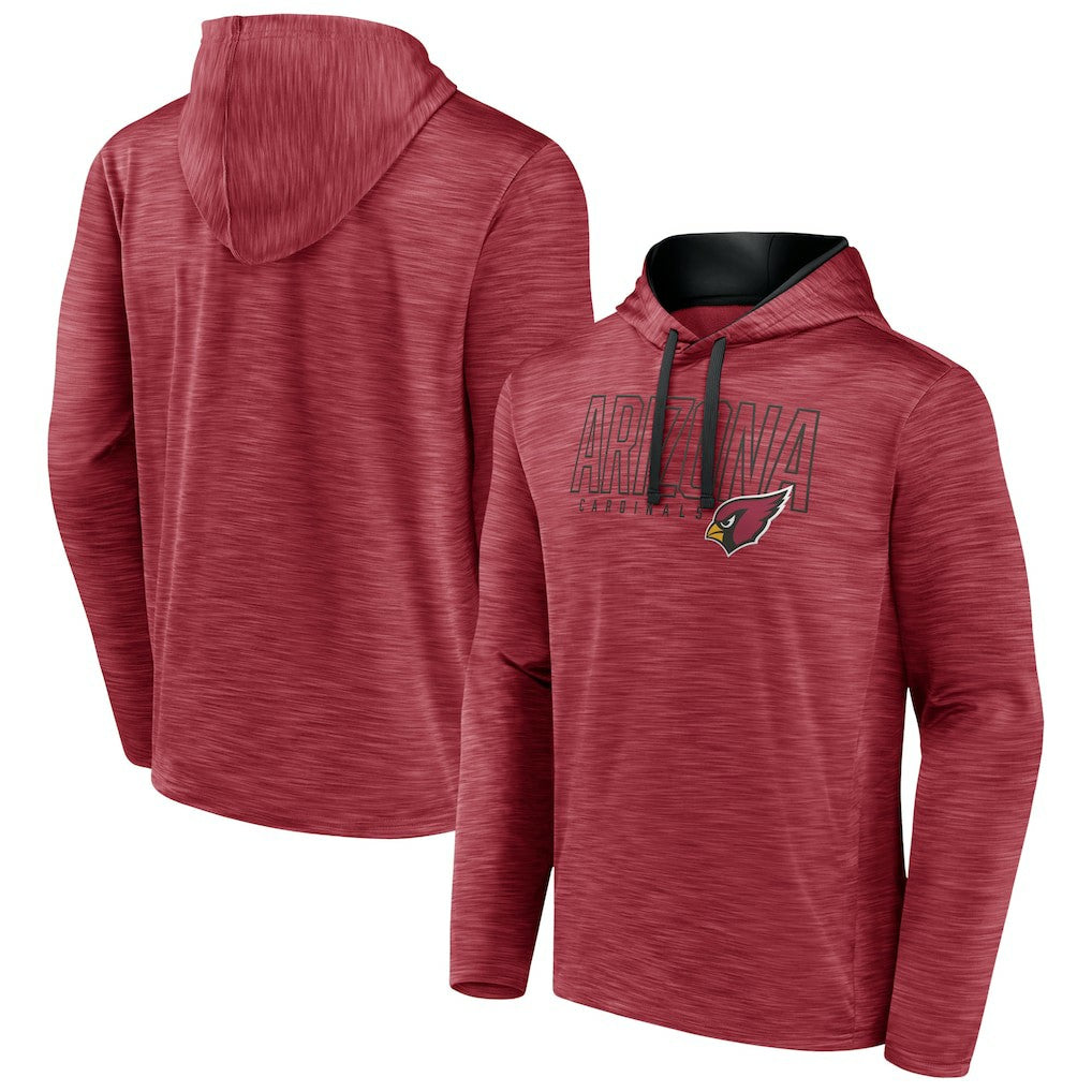 Arizona Cardinals Hook and Ladder Pullover Hoodie - Heather Cardinal - Fanatics