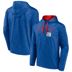 New York Giants Hook and Ladder Pullover Hoodie - Heather Royal - Fanatics