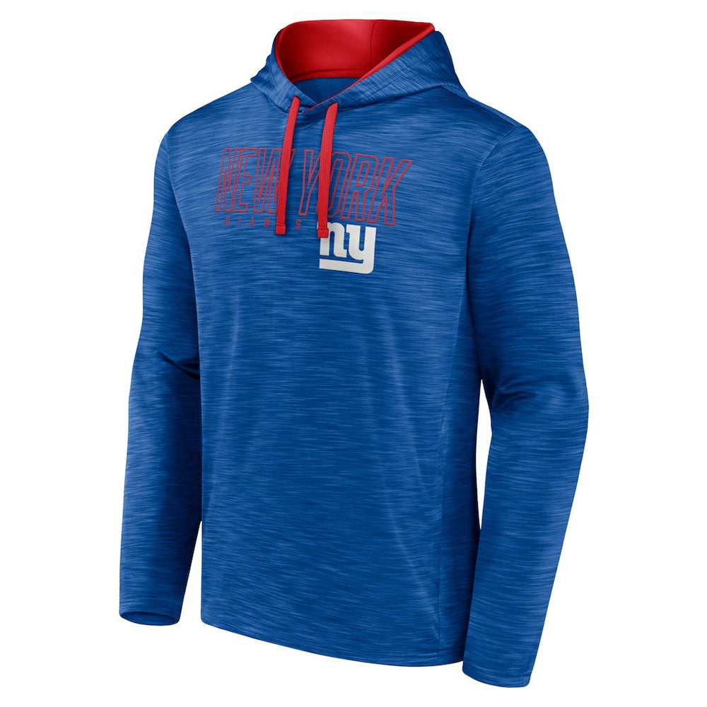 New York Giants Hook and Ladder Pullover Hoodie - Heather Royal - Fanatics