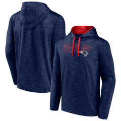 New England Patriots Hook and Ladder Pullover Hoodie - Heather Navy - Fanatics