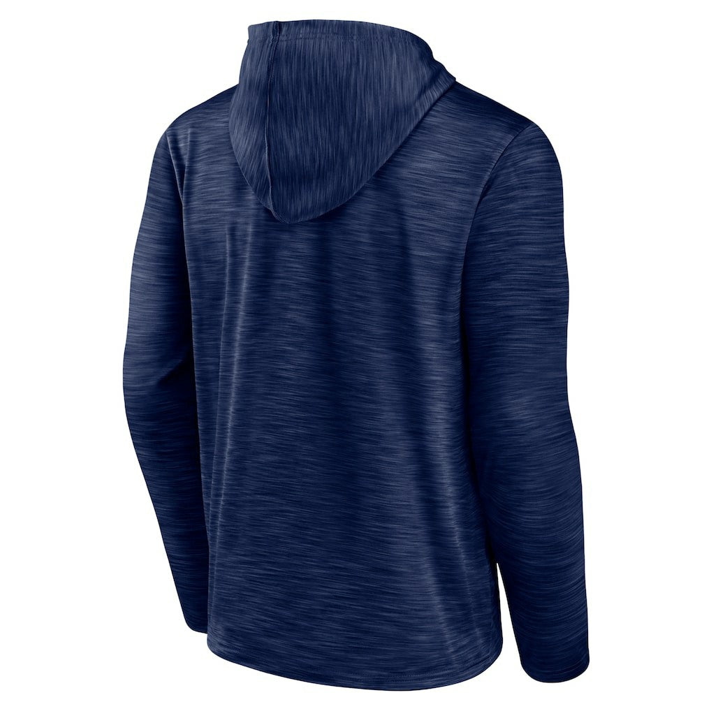 New England Patriots Hook and Ladder Pullover Hoodie - Heather Navy - Fanatics