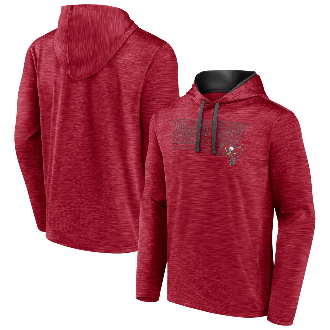 Tampa Bay Buccaneers Hook and Ladder Pullover Hoodie - Heather Red - Fanatics