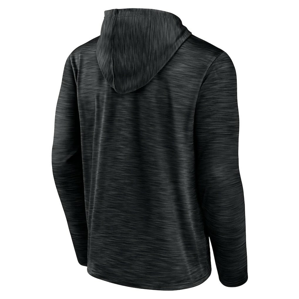 Las Vegas Raiders Hook and Ladder Pullover Hoodie - Heather Black - Fanatics