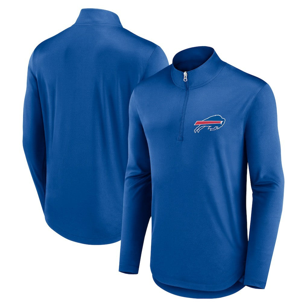 Buffalo Bills Quarterback Quarter-Zip Top - Royal - Fanatics