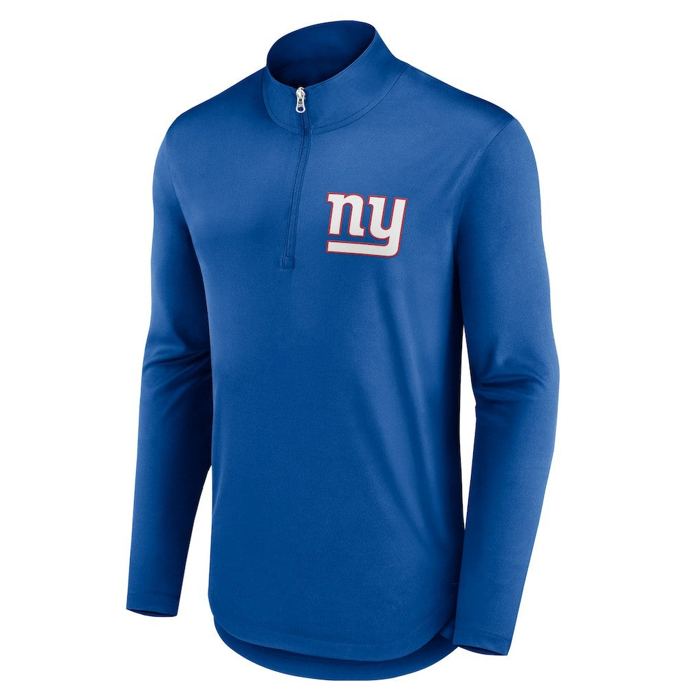 New York Giants Quarterback Quarter-Zip Top - Royal - Fanatics