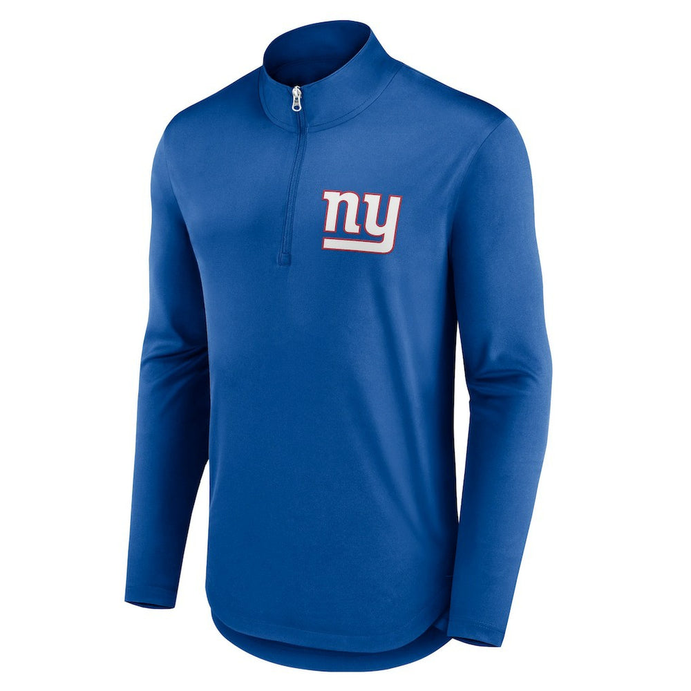 New York Giants Quarterback Quarter-Zip Top - Royal - Fanatics