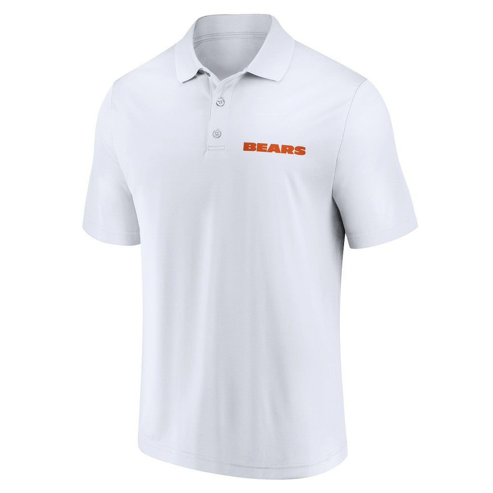 Chicago Bears Lockup Two-Pack Polo Set - White/Navy - Fanatics