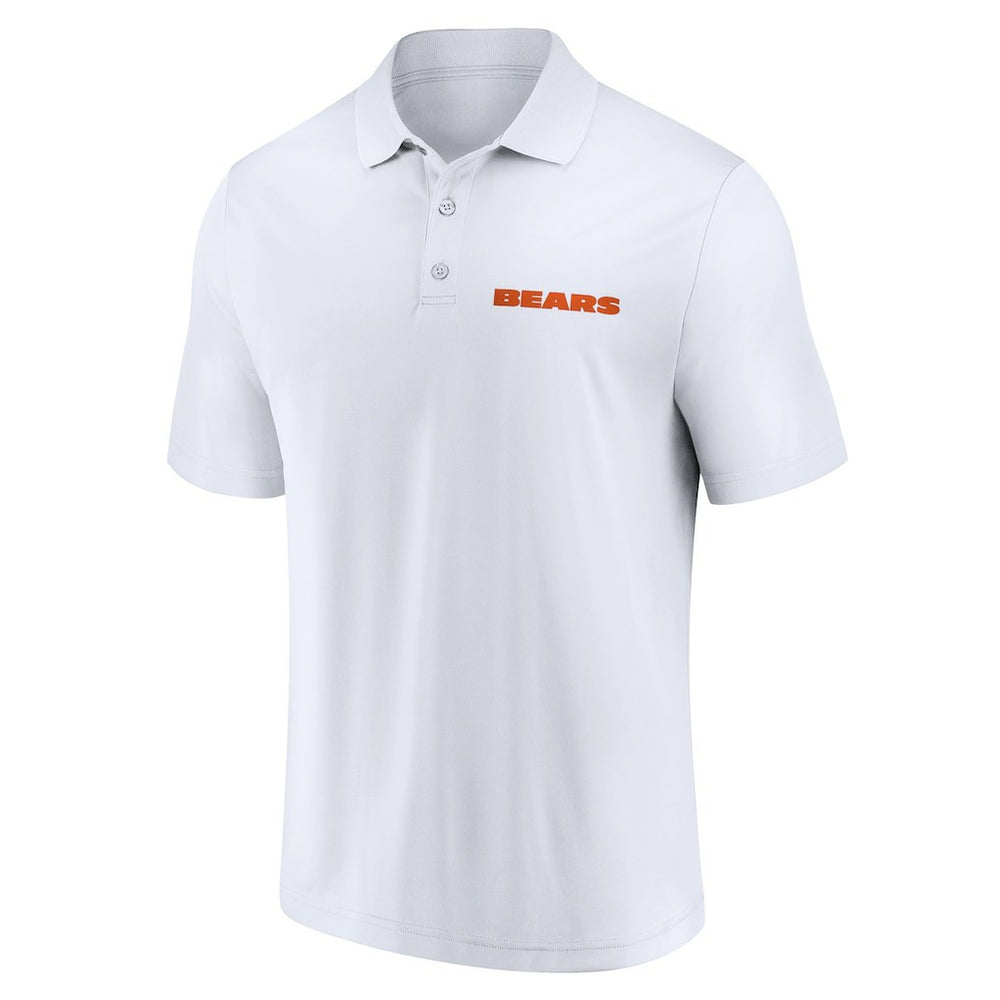 Chicago Bears Lockup Two-Pack Polo Set - White/Navy - Fanatics