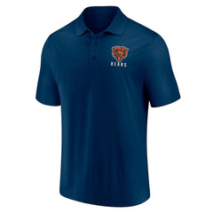 Chicago Bears Lockup Two-Pack Polo Set - White/Navy - Fanatics