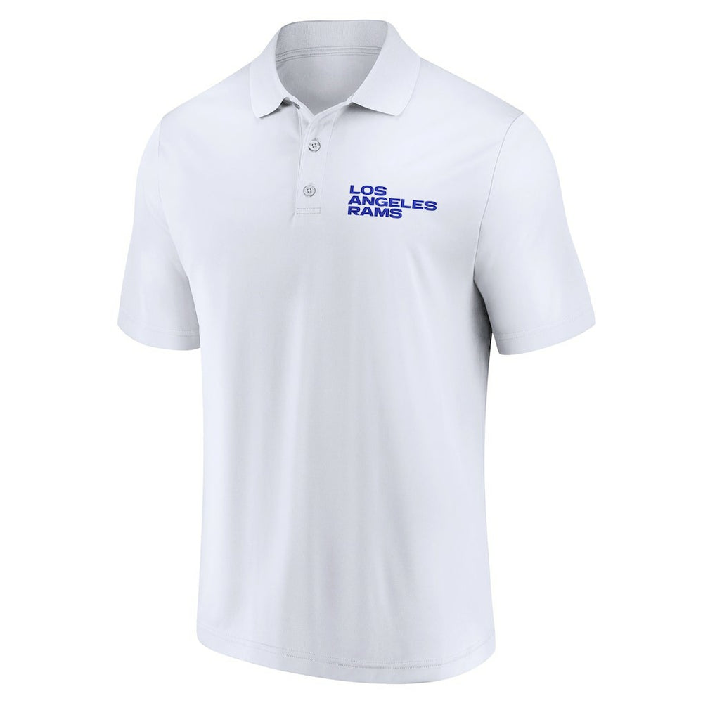 Los Angeles Rams Lockup Two-Pack Polo Set - White/Royal - Fanatics