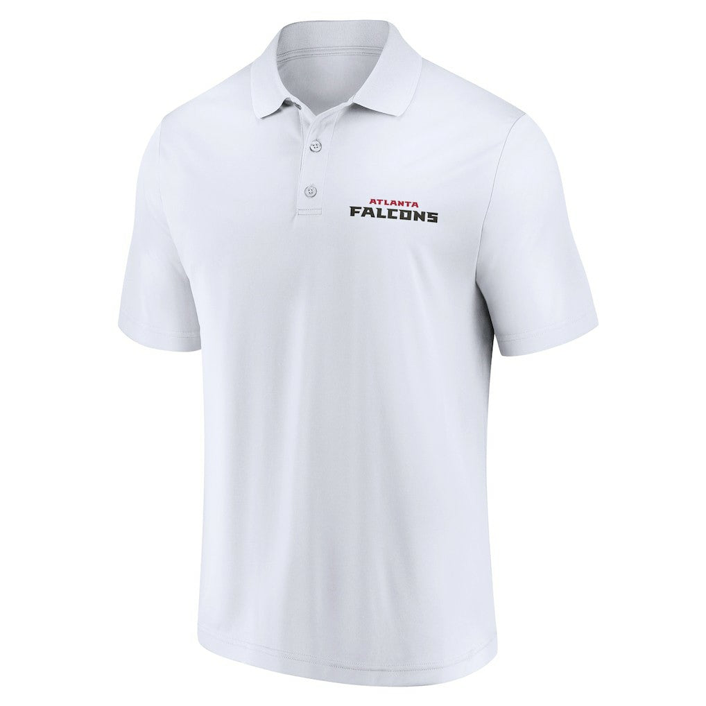 Atlanta Falcons Lockup Two-Pack Polo Set - White/Black - Fanatics