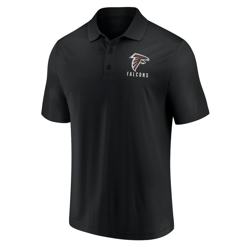 Atlanta Falcons Lockup Two-Pack Polo Set - White/Black - Fanatics