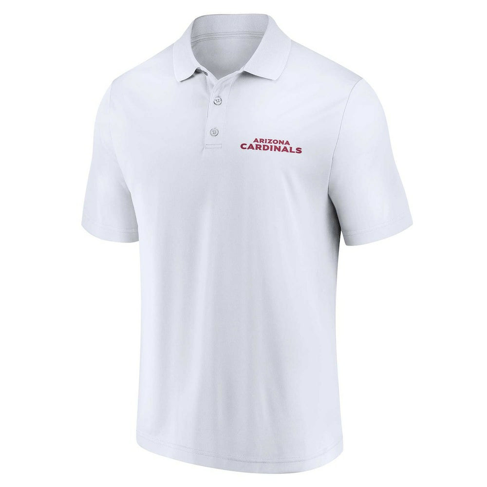 Arizona Cardinals Lockup Two-Pack Polo Set - White/Cardinal - Fanatics