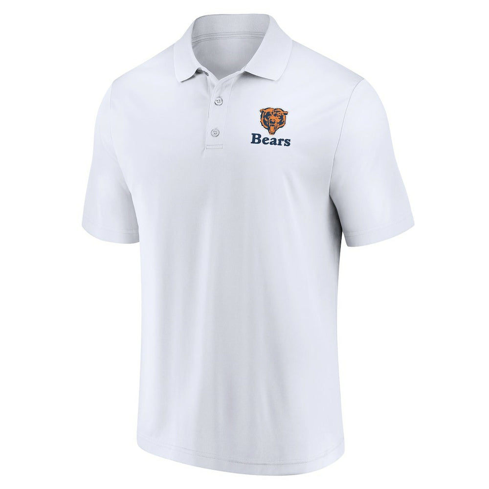 Chicago Bears Throwback Two-Pack Polo Set - White/Navy - Fanatics
