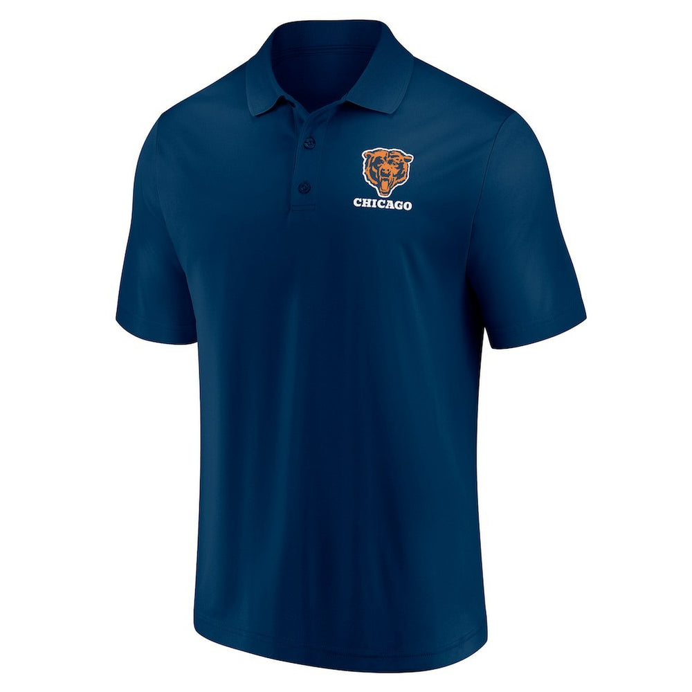 Chicago Bears Throwback Two-Pack Polo Set - White/Navy - Fanatics