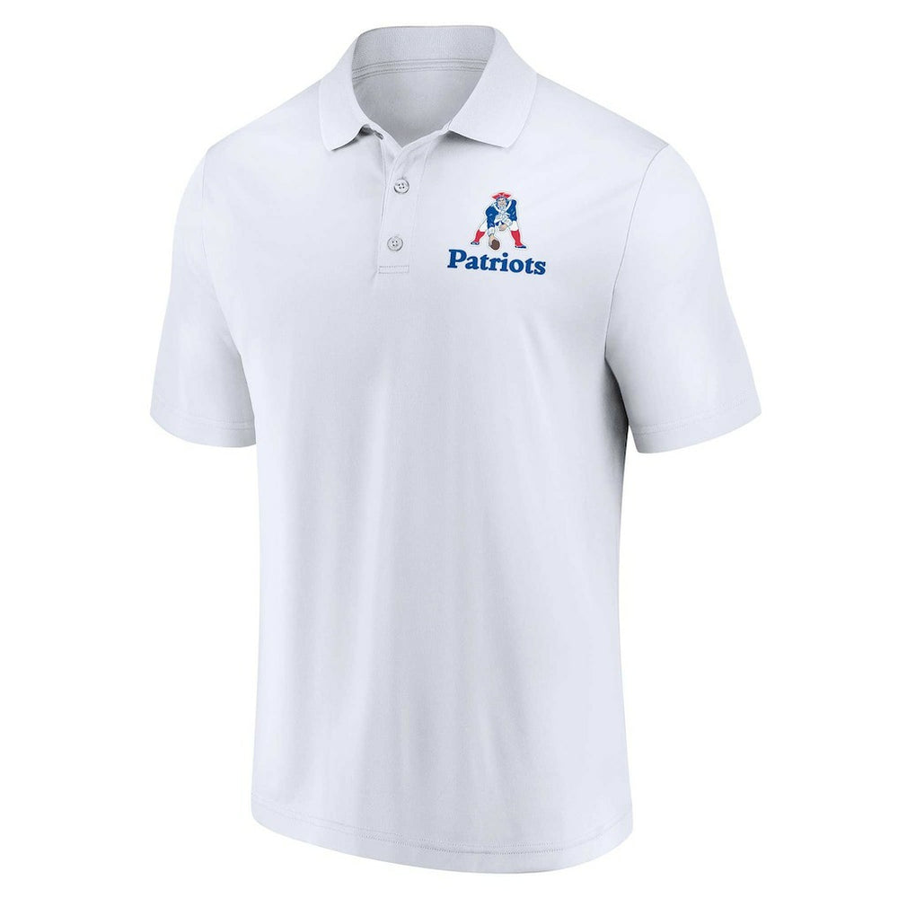 New England Patriots Throwback Two-Pack Polo Set - White/Royal - Fanatics