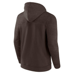 Cleveland Browns Offensive Lineup Hoodie Full-Zip Hoodie - Brown - Fanatics