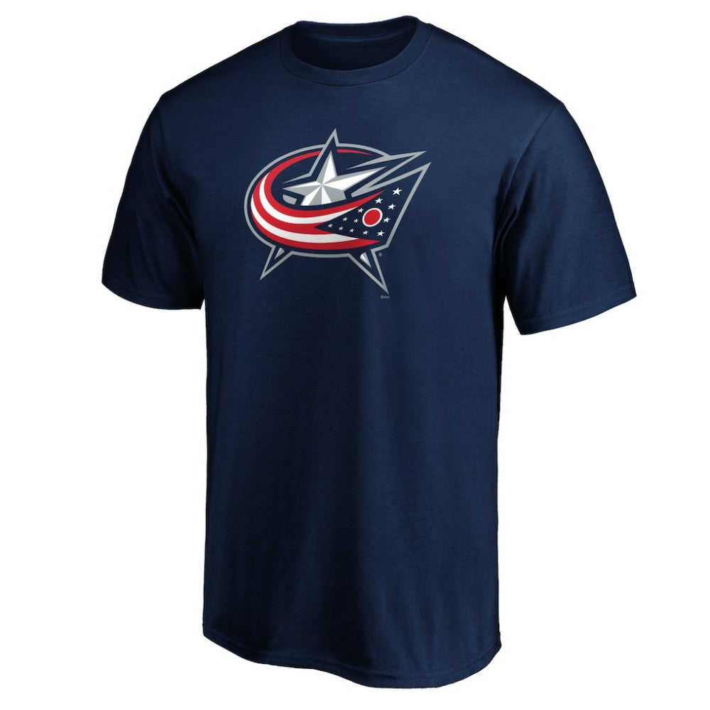 Columbus Blue Jackets Primary Logo T-Shirt - Navy | NHL on sale