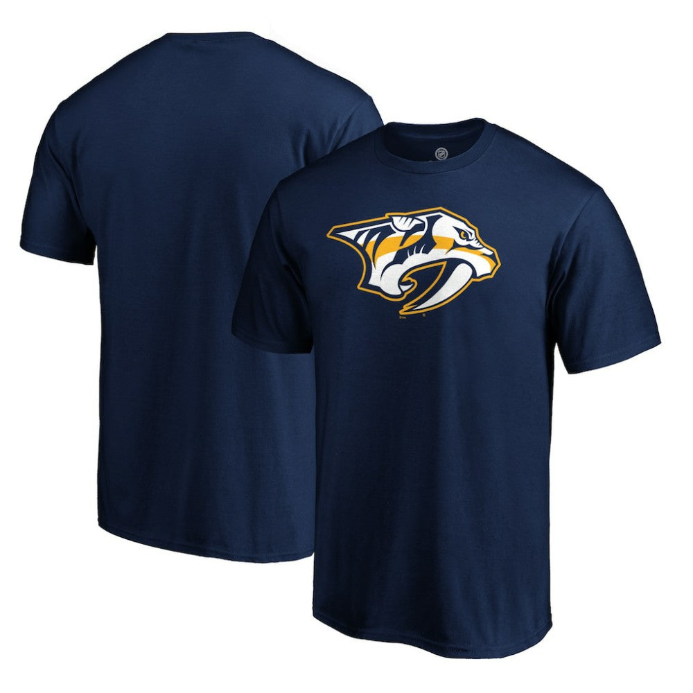Nashville Predators Primary Logo Team T-Shirt - Navy | NHL on sale