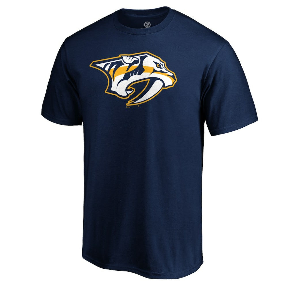 Nashville Predators Primary Logo Team T-Shirt - Navy | NHL on sale