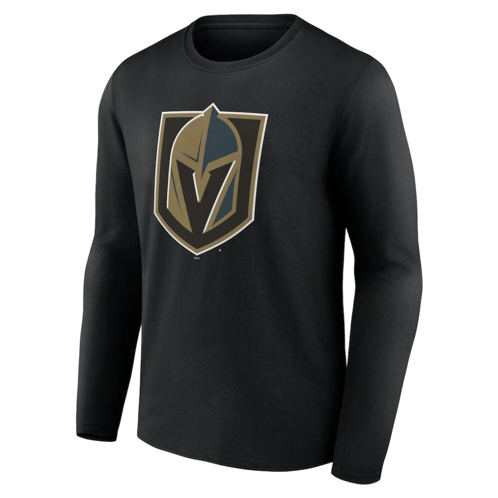 Vegas Golden Knights Primary Logo Team Long Sleeve T-Shirt - Black | NHL on sale