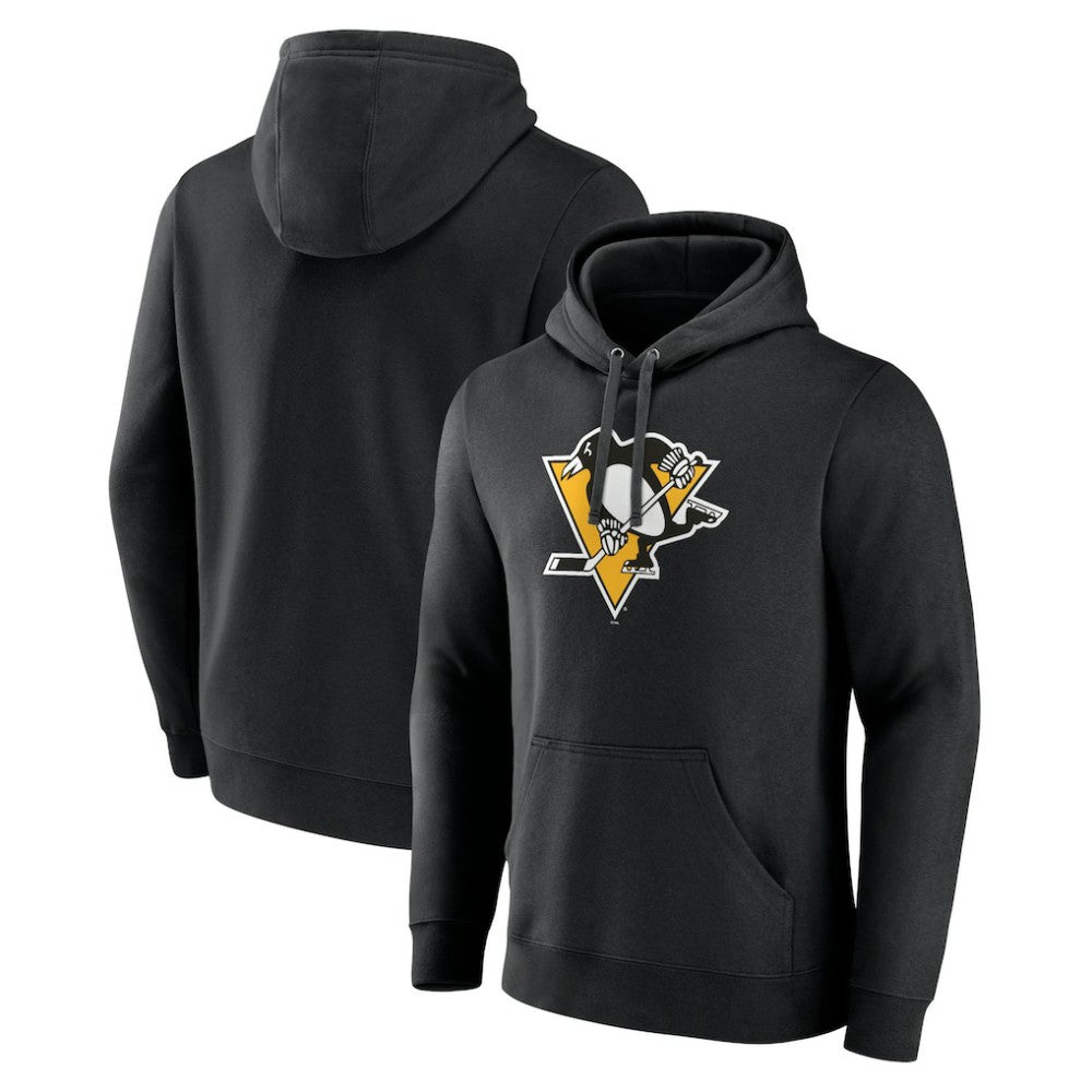 Pittsburgh Penguins Primary Team Logo Pullover Hoodie - Black | NHL on sale
