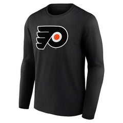 Philadelphia Flyers Primary Logo Team Long Sleeve T-Shirt - Black | NHL discount
