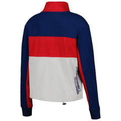 Atlanta Braves The Wild Collective Women's Color Block Half-Zip Jacket Discount
