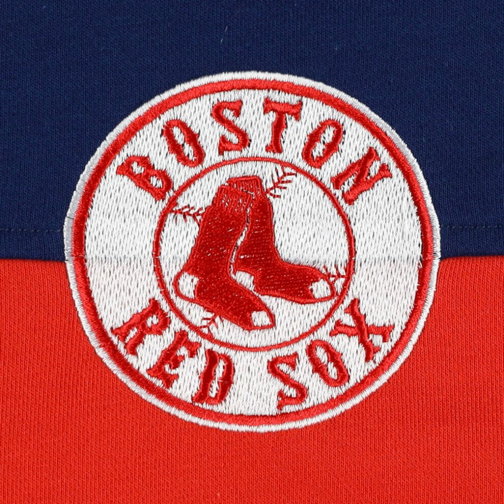 Boston Red Sox The Wild Collective Women's Color Block Half-Zip Jacket Online