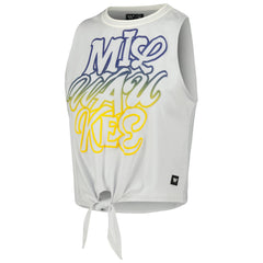 Milwaukee Brewers The Wild Collective Women's Twisted Tie Front Tank Top Discount