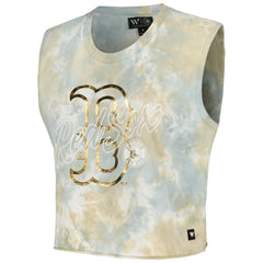 Boston Red Sox The Wild Collective Women's Washed Muscle Tank Top Online