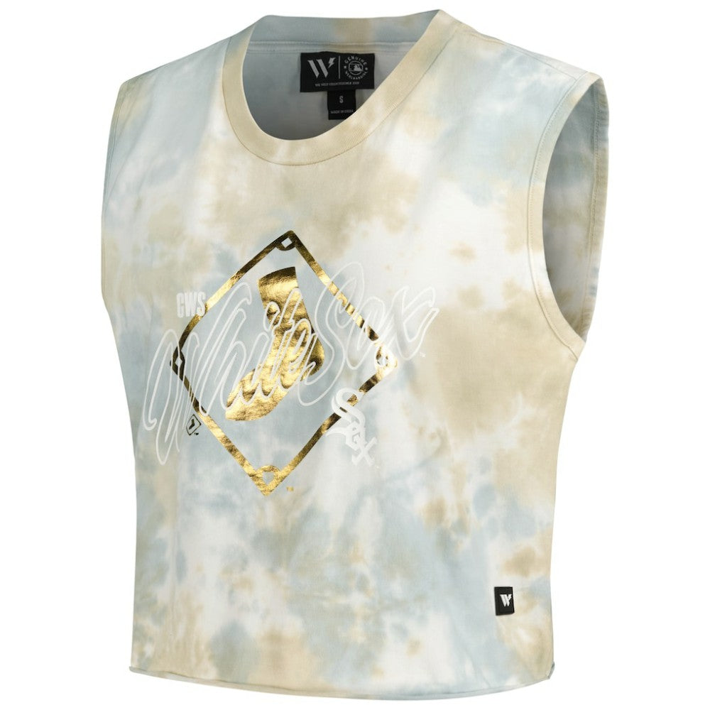 Chicago White Sox The Wild Collective Women's Washed Muscle Tank Top Near Me
