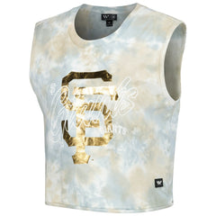 San Francisco Giants The Wild Collective Women's Washed Muscle Tank Top Sale