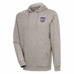 Sacramento Kings Antigua Action Pullover Hoodie Oatmeal