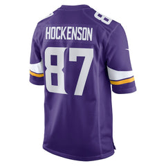 T.J. Hockenson Minnesota Vikings Game Player Jersey - Purple - Nike